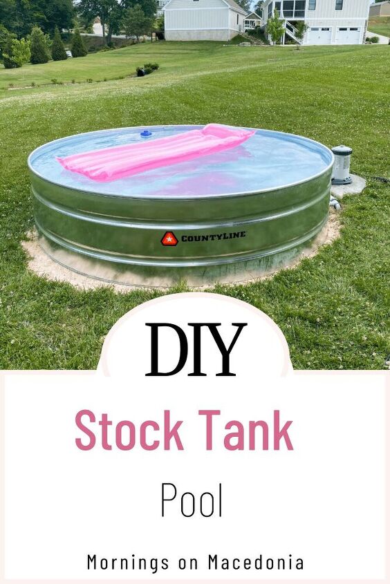 piscina de tanque de estoque de bricolage
