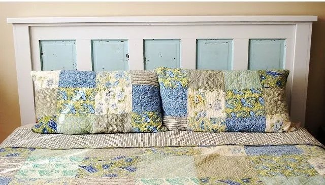 s 14 clever ways to use old doors, This lovely headboard