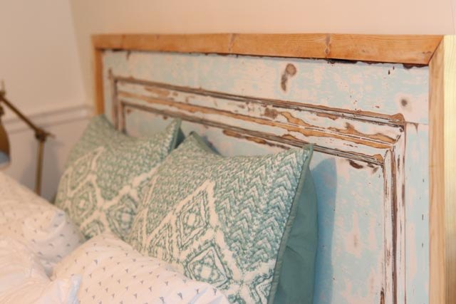 s 14 clever ways to use old doors, This rustic headboard