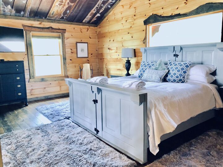 s 14 clever ways to use old doors, These convertible headboards and footboards