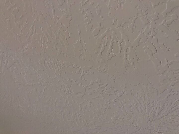 q how do i match this ceiling texture for repair in the same room