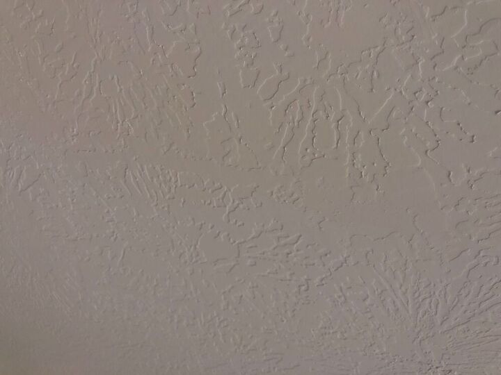 q how do i match this ceiling texture for repair in the same room