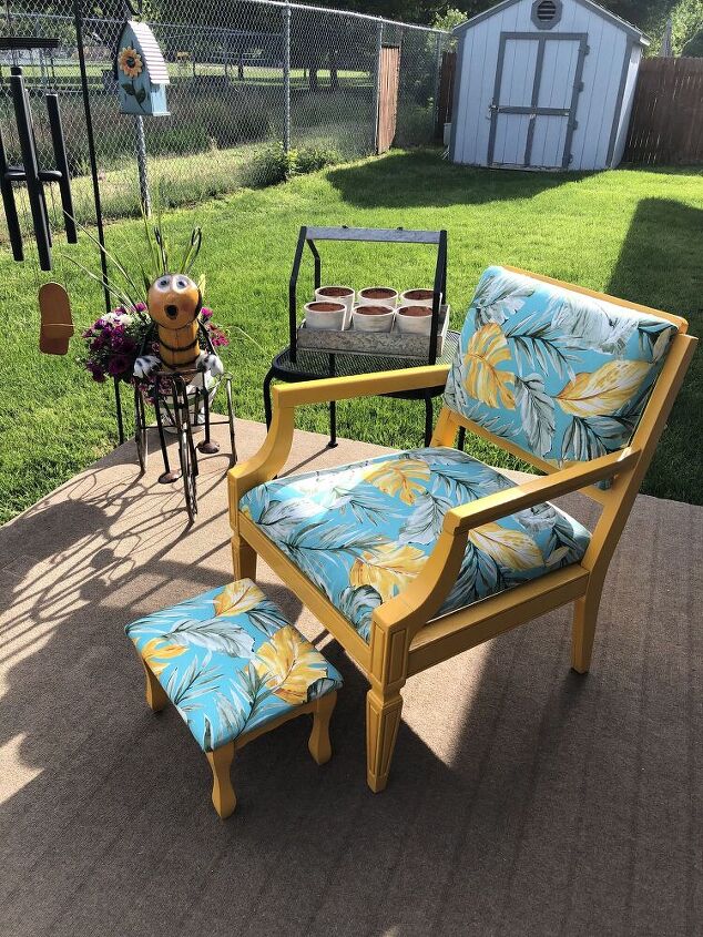 divertida silla de verano para exteriores