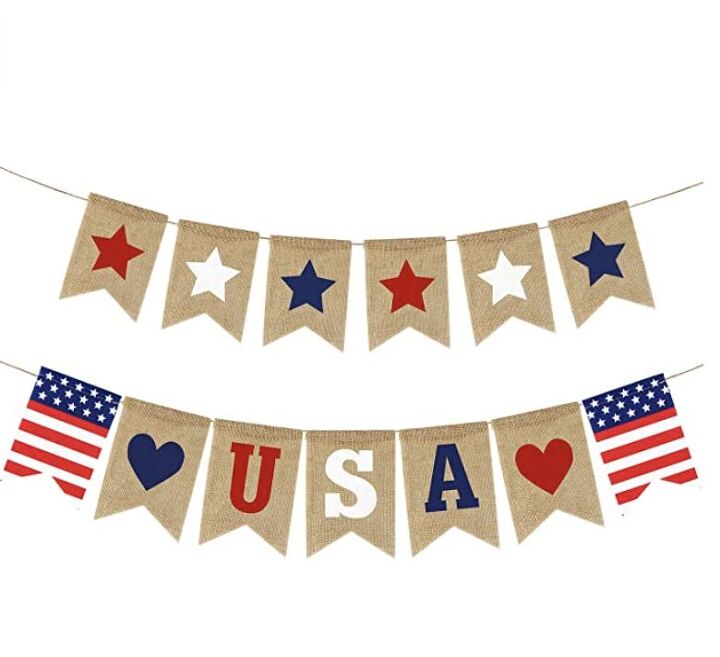 the best homemade 4th of july patriotic decorations, 4th of July Banners