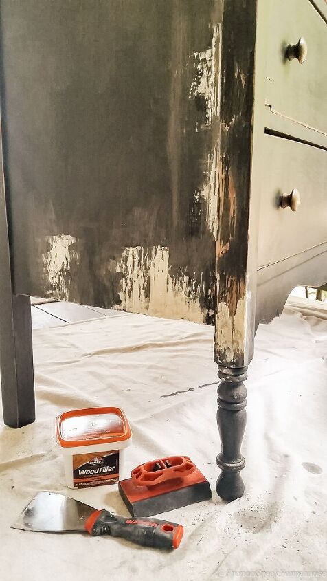 reparacin de araazos en muebles pintados