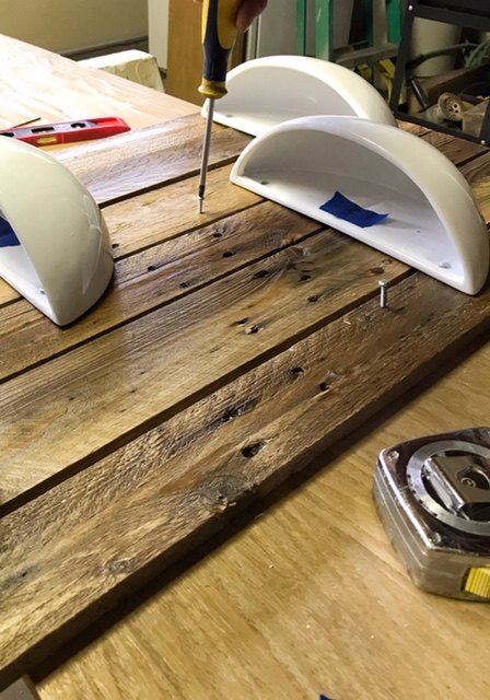 living wall out of pallet wood