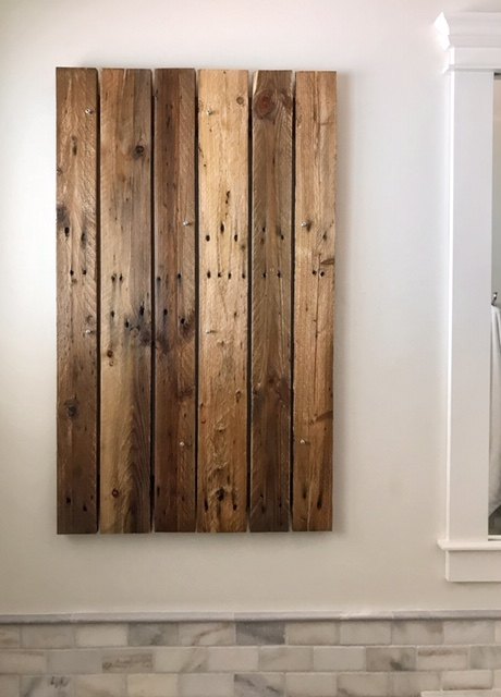 living wall out of pallet wood