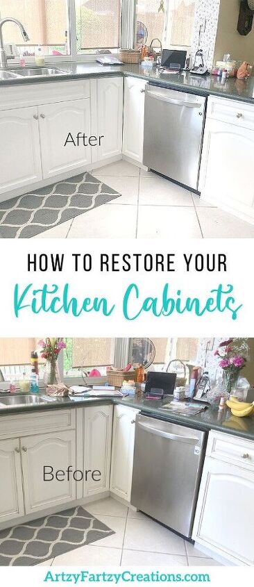 how to restore damaged cabinets