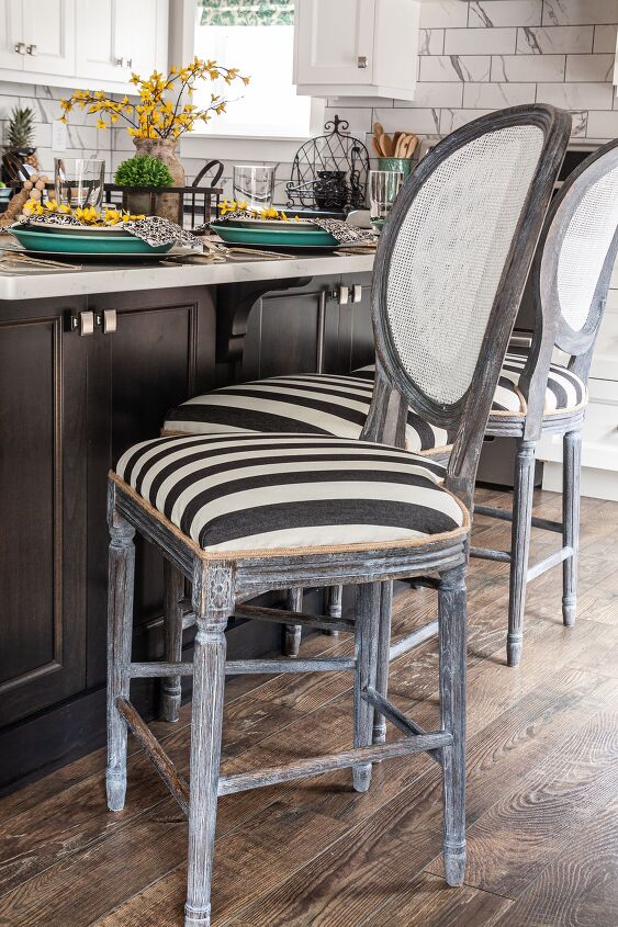 s 10 stunning chair makeover ideas that will cost you next to nothing, RH Style Bar Stool