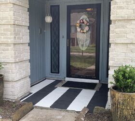 s 9 budget flooring updates that only look high end, Painted Front Porch Floor