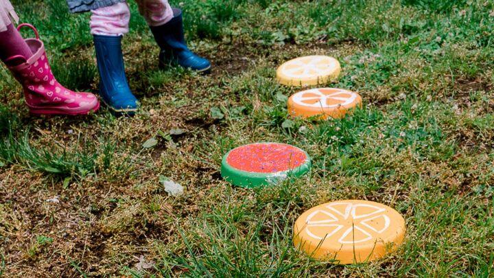 s the 17 cutest ways to decorate your yard for summer, Whimsical Stepping Stones