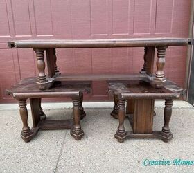 There are so many ways to refresh an old table, but this classic, rustic look will always be one of our favorites