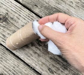 She stuffs cotton balls into a TP tube for this genius summer safety hack