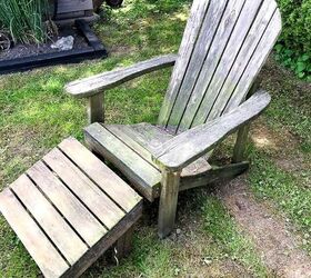 The super simple way to make your old wooden chairs look like rustic pallet builds