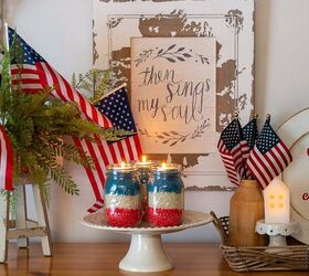 how to make an easy and inexpensive patriotic 4th of july centerpiece