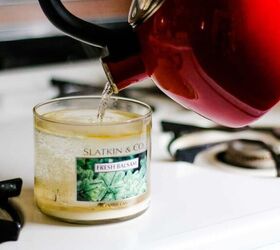 how to get wax out of a candle jar