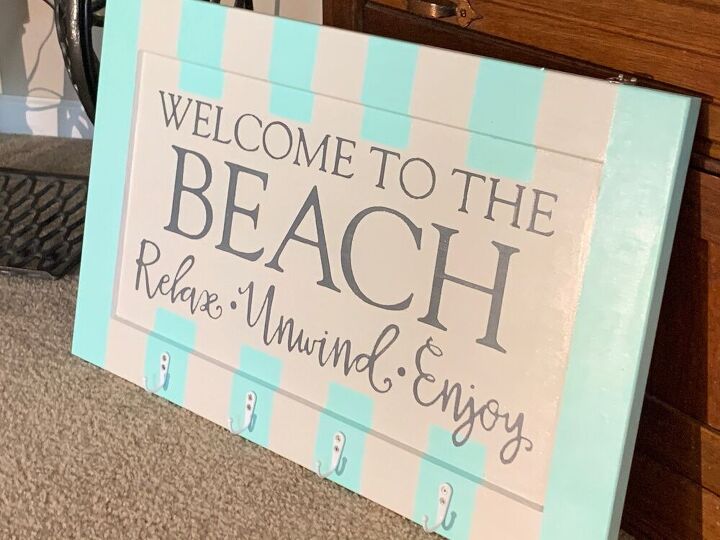 perfect wall decor for your beach home, Final steps
