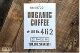 Organic Coffee stencil