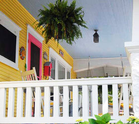 s 10 mosquito repelling tricks we can t wait to try this week, Paint your porch ceiling blue