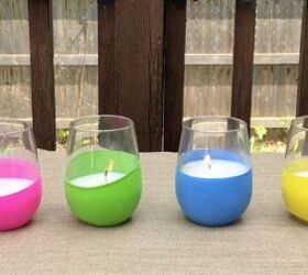 s 10 mosquito repelling tricks we can t wait to try this week, Wrap balloons around candle votives