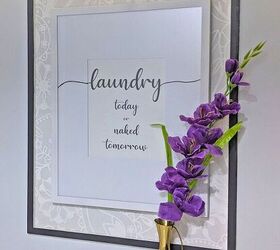 diy laundry room sign, After v2