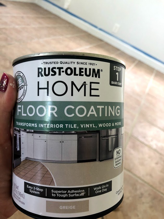 paint your tile floor