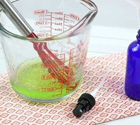 s 13 diy sanitizers and soaps to have on hand all summer, Some neon green anti germ spray