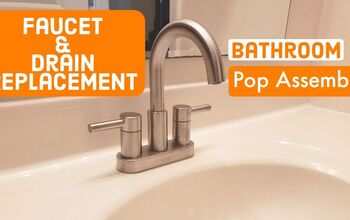 Bathroom Faucet & Drain Replacement Pop Assembly | DIY by Real Regular