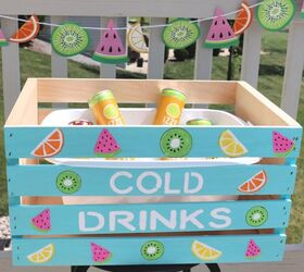 s 11 ways to make your backyard beautiful and more fun this summer, Beverage Crate Cooler
