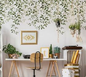 s 11 stunning ways to totally transform your boring blank walls, Stenciled Accent Wall