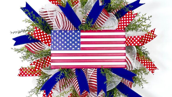 s 16 amazing july 4th decorating ideas to try this year, Americana Wreath