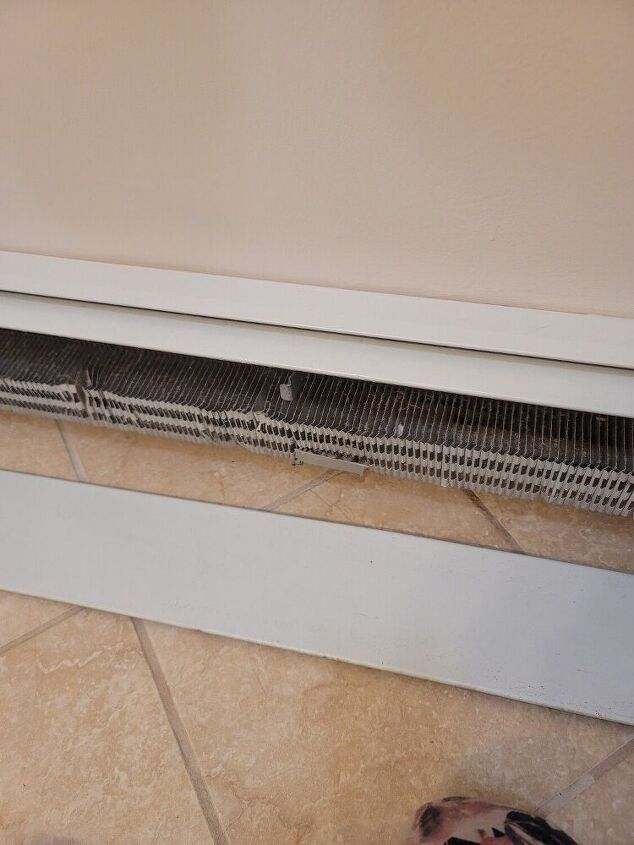 how i cleaned the vents and replaced my rusted baseboard cover