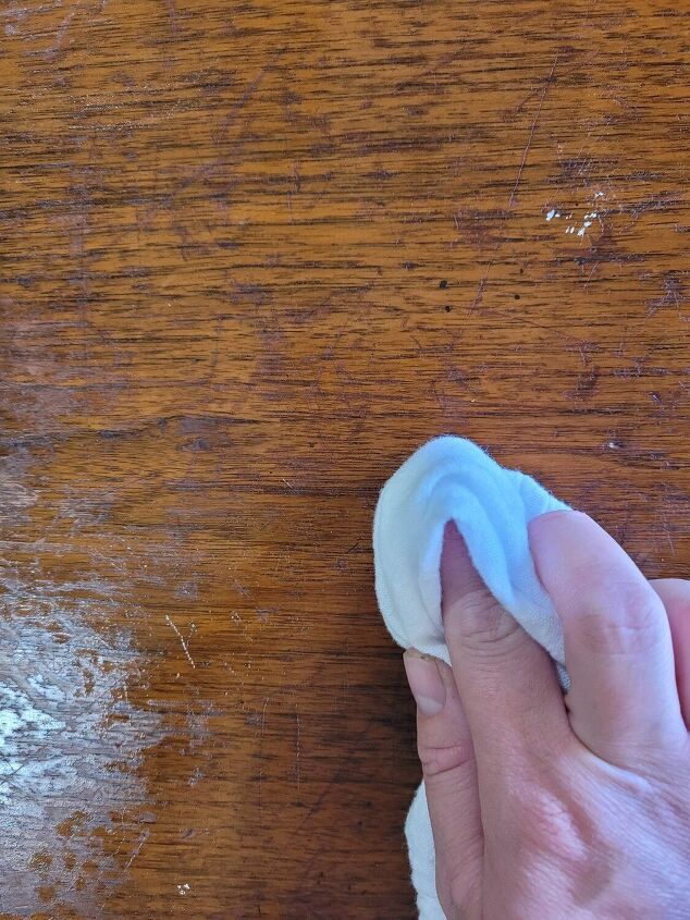 how to restore wood furniture no power tools