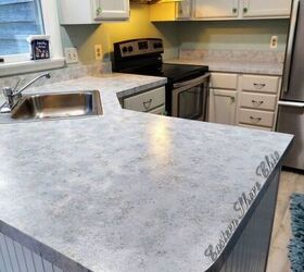 Beach House Painted Countertops