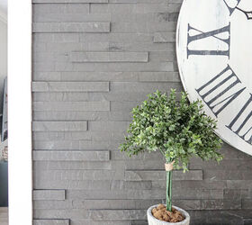 Slate-ish Accent Wall- It's Not Really Slate?