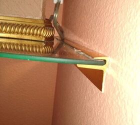 How to remove corner glass shelf in metal bracket? Hometalk