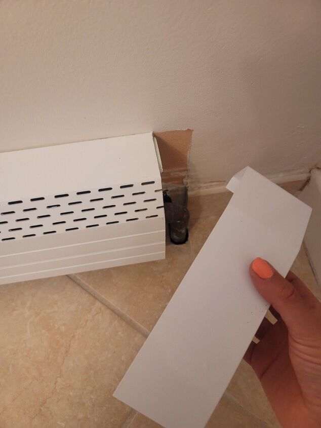 how i cleaned the vents and replaced my rusted baseboard cover