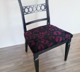 faux fur vintage chair makeover tutorial