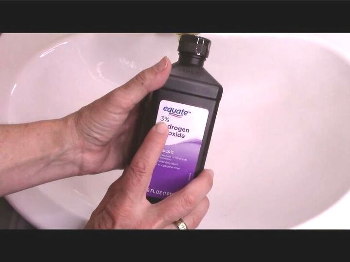 s 13 essential bathroom cleaning tips that will change your life, Clean your toilet with hydrogen peroxide