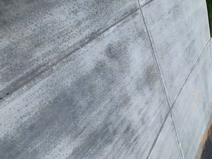 q spots in brand new driveway