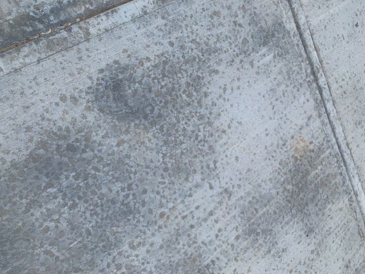 q spots in brand new driveway