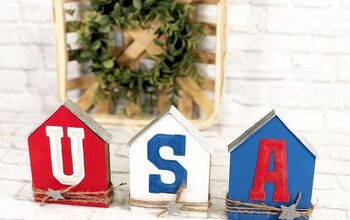  Casas de madeira patrióticas dos EUA perfeitas para decoração de fazenda