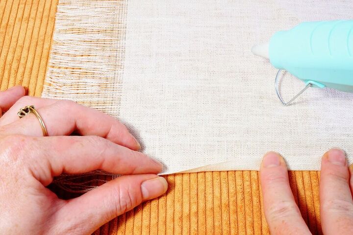 easy no sew linen placemats