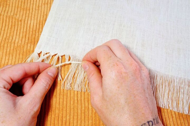 manteles individuales de lino fciles de hacer sin coser