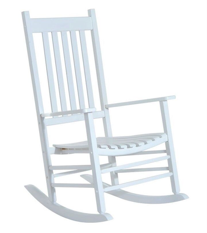 damaged rocker refresh, White Rocking Chair from Overstock com