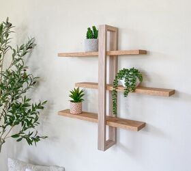 how to make a modern diy wall shelf