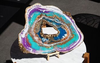 Resin Geode With DIY Crystals