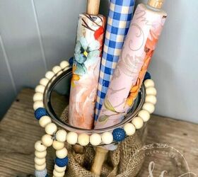 how to make decorative rolling pins