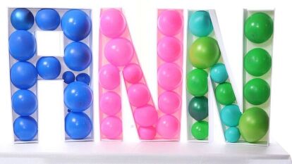 Balloon Marquee Letters