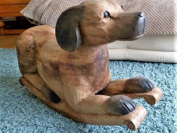 q how do i treat old rocking dog